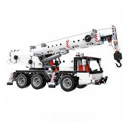 积木拼装成人吊车视频,创意拼装视频带你领略工程之美  第1张